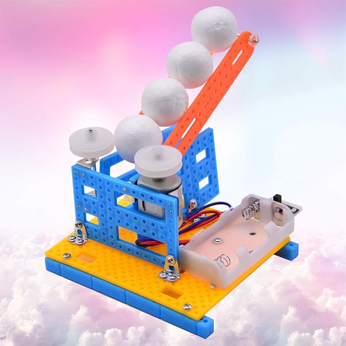 ibasenice Kids Toys Emitter Motor Kit Launcher Electric Hobby Motor DIY Electric Motor Kit Science Experiment Educational Montessori Learning Kits for Lab Equipment(Assorted Color) Children Toys