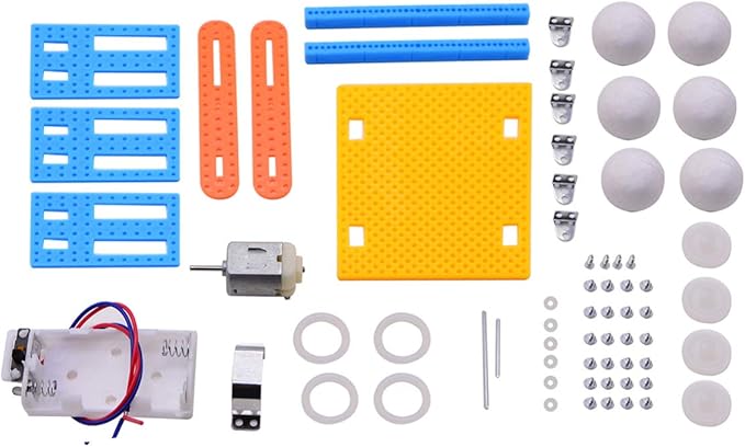 ibasenice Kids Toys Emitter Motor Kit Launcher Electric Hobby Motor DIY Electric Motor Kit Science Experiment Educational Montessori Learning Kits for Lab Equipment(Assorted Color) Children Toys