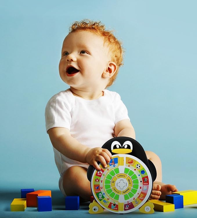 Penguin Power ABC Learning & Educational Toys for Preschoolers - Preschool Learning Activities Toys to Learn ABCs, Words, Spelling, Shapes, Quiz & Songs - Learning Toys for 3+ Year Olds Boys and Girls