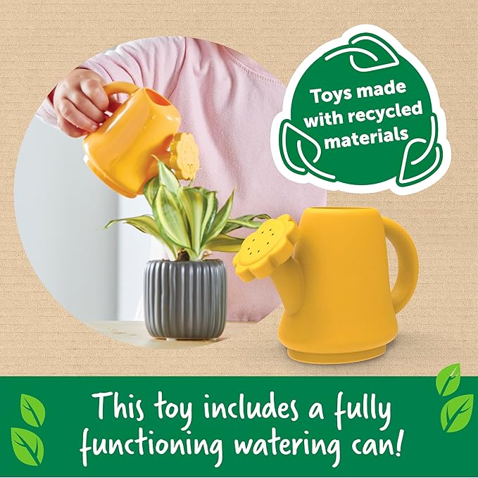 Learning Resources Growing Greenhouse Color & Number Playset,Preschool Learning Activities, Fine Motor Skills Toys, Ages 18 Month+ ,Easter Basket Stuffers