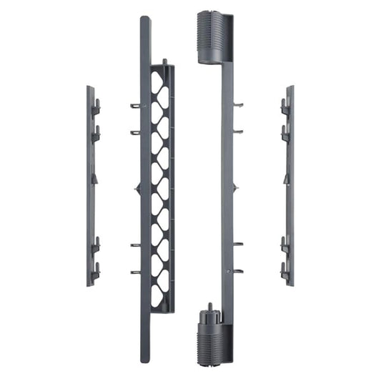 Toddleroo by North States Superyard Wall Mount Kit, Made in USA: Compatible with Superyard Classic, Colorplay, or Indoor/Outdoor 6 Panel Play Yard. Hardware kit to create extra wide barrier , Gray