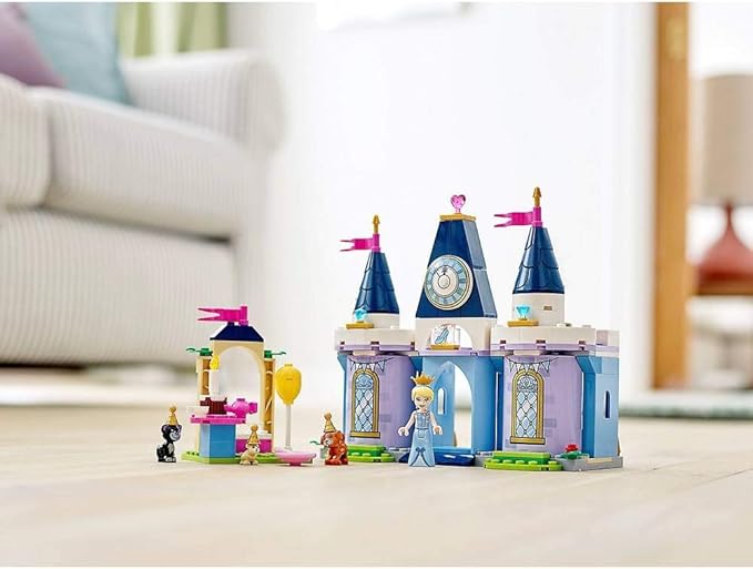 LEGO Disney Cinderella’s Castle Celebration 43178 Creative Building Kit, New 2020 (168 Pieces)