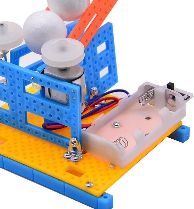 ibasenice Kids Toys Emitter Motor Kit Launcher Electric Hobby Motor DIY Electric Motor Kit Science Experiment Educational Montessori Learning Kits for Lab Equipment(Assorted Color) Children Toys