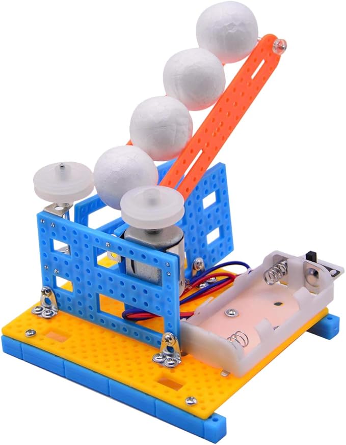 ibasenice Kids Toys Emitter Motor Kit Launcher Electric Hobby Motor DIY Electric Motor Kit Science Experiment Educational Montessori Learning Kits for Lab Equipment(Assorted Color) Children Toys