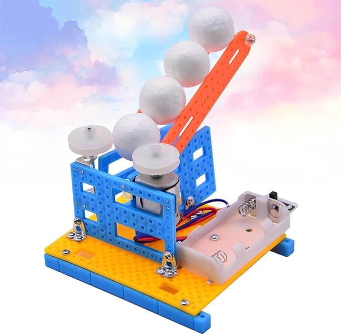 ibasenice Kids Toys Emitter Motor Kit Launcher Electric Hobby Motor DIY Electric Motor Kit Science Experiment Educational Montessori Learning Kits for Lab Equipment(Assorted Color) Children Toys
