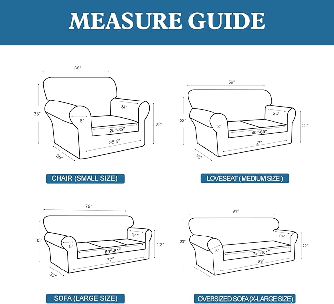 100% Waterproof Jacquard Fabric Couch Cover, Dual Layer with TPU Film, Leakproof High Elasticity Non-Slip Washable Furniture Protector for Pets, Dogs, Cats and Kids (Oversized Sofa,Chocolate)