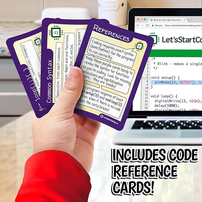Code Car Kids Coding Toy for Kids 8-12+ and Teens. Learn Block & Typed C++ Coding with Hands-On Electronics & 40+ Projects Including Custom Siren, Honk The Horn, and Reverse Alarm.